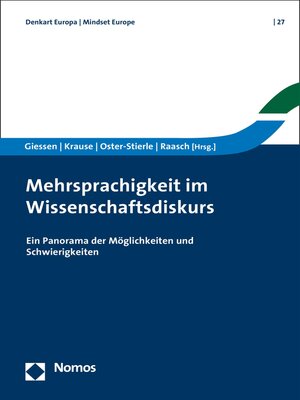 cover image of Mehrsprachigkeit im Wissenschaftsdiskurs